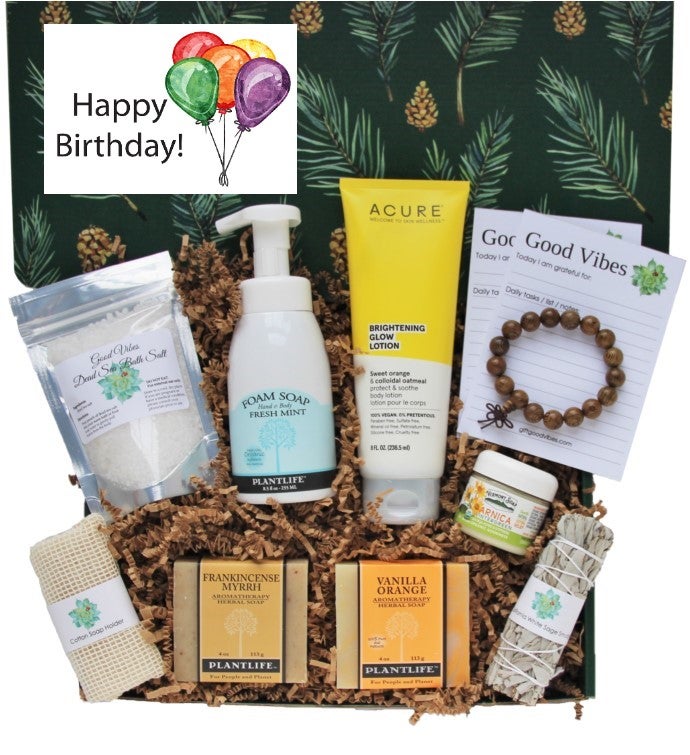 "Happy Birthday"  Good Vibes Men's Gift Box